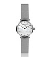 Сребрист дамски часовник с бял циферблат Fiorella-0 снимка