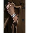 Сребрист дамски часовник с бял циферблат Fiorella-1 снимка