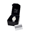 Бял дамски часовник с кристали Swarovski Reloj-4 снимка