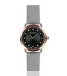 Дамски часовник в сребристо, розовозлатисто и черно Yara-0 снимка