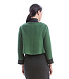 Късо дамско сако в зелено Netty-1 снимка