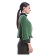 Късо дамско сако в зелено Netty-2 снимка