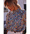 Многоцветна дамска блуза с флорален принт Sini-2 снимка