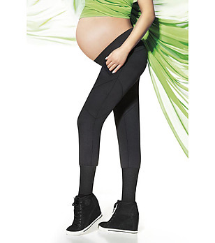 Черен клин за бременни 200 DEN Veronica снимка