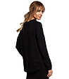 Дамска памучна блуза в черно Lenitta-2 снимка