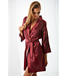 Дамски халат в цвят бордо Panama-0 снимка