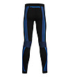Мъжки термо клин за спорт в черно и синьо -1 снимка