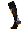Дълги термо unisex чорапи в черно и оранжево-1 снимка