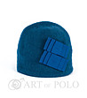 Дамска вълнена синя шапка Roxana-0 снимка