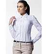 Бяла дамска памучна риза Kilkee-0 снимка