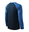 Памучна мъжка блуза в сини нюанси Oliver-3 снимка
