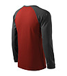 Мъжка памучна блуза в червено Oliver-3 снимка