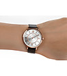 Златист дамски часовник с черна верижка Karina-1 снимка