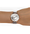 Златист дамски часовник със сребриста  верижка Karina-1 снимка