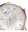 Дамски часовник в златисто и сребристо със седефен циферблат Lina-2 снимка