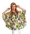 Многоцветна дамска блуза с флорален принт Adelina-2 снимка
