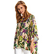 Многоцветна дамска блуза с флорален принт Adelina-3 снимка