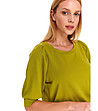 Зелена дамска блуза Diona-3 снимка
