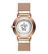 Розовозлатист дамски часовник с бял циферблат Rikarda-2 снимка