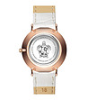 Дамски часовник в бяло и розовозлатисто Rikarda-2 снимка