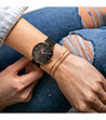 Дамски часовник в черно и розовозлатисто Alenia-1 снимка