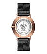 Дамски часовник в черно и розовозлатисто Emelia-2 снимка
