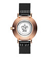 Розовозлатист дамски часовник с черна верижка Tara-2 снимка