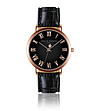 Дамски часовник в черно и розовозлатисто Lorain-0 снимка