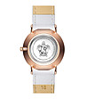 Дамски часовник в бяло и розовозлатисто Lorain-2 снимка