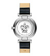 Часовник в сребристо и черно със седефен циферблат Harriet-2 снимка