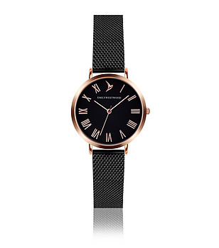 Дамски часовник в розовозлатисто и черно Milla снимка
