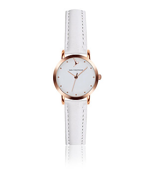 Дамски часовник в бяло и розовозлатисто Sienna снимка