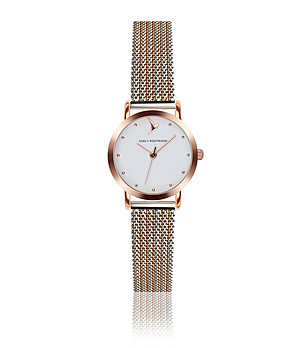 Дамски часовник в розовозлатисто и сребристо Rebeca снимка