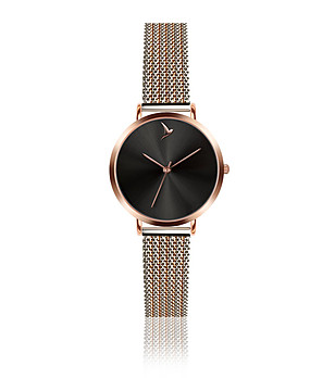 Дамски часовник в сребристо и розовозлатисто Felicia снимка