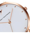 Дамски часовник Lolly в бяло, сребристо и розовозлатисто-1 снимка