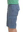 Памучен мъжки къс панталон в син цвят John-2 снимка