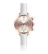 Бял дамски часовник Anabel с розовозлатист корпус-0 снимка
