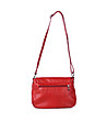 Червена дамска чанта от естествена кожа Holly-1 снимка