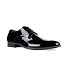 Лачени черни мъжки обувки от естествена кожа Brady-0 снимка