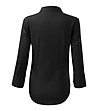 Черна памучна дамска риза Nona-1 снимка