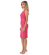 Розова рокля от дантела-2 снимка