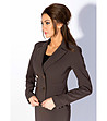 Късо дамско сако в кафяв нюанс Gesmil-0 снимка