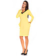 Жълта рокля с джобове Wiki-0 снимка