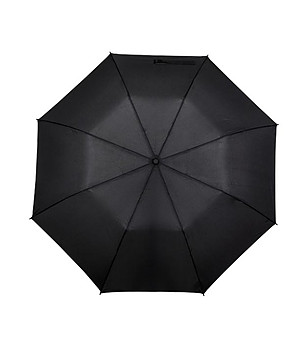 Голям автоматичен черен чадър снимка