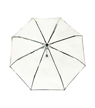 Прозрачен сгъваем чадър снимка