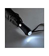 Черен сгъваем чадър с LED фенерче и светлоотразителни ъгли-2 снимка