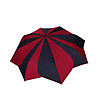 Дамски сгъваем чадър в черно и червено-0 снимка