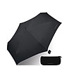 Черен сгъваем чадър с калъф-0 снимка