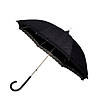 Черен чадър с дантела-0 снимка