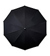 Черен чадър с презрамка-0 снимка